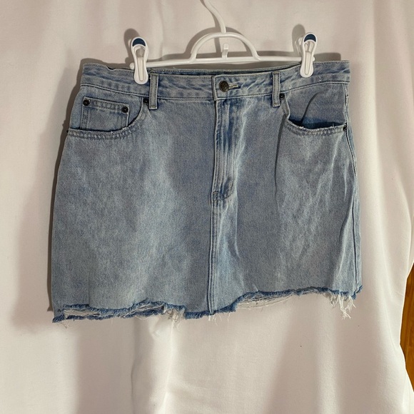 Glasson’s Low rise denim mini skirt, size 14 - Picture 1 of 8
